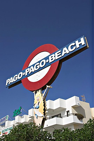 Pago Beach at the Platja dÂ¥en Bossa in Ibiza