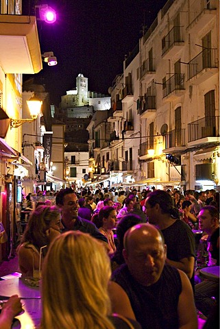 Night life in Ibiza Town