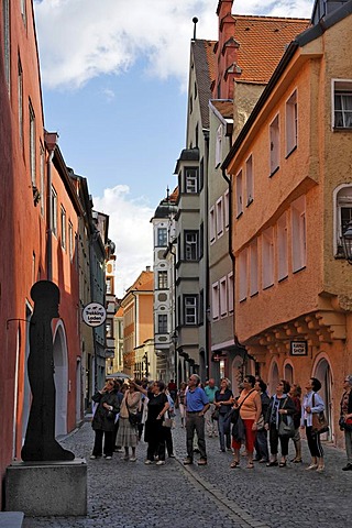 Obere Bachgasse, Regensburg, Upper Palatinate, Bavaria, Germany