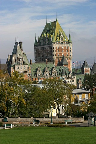 Hotel Chateau Frontenac, Quebec, Canada.