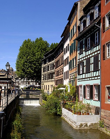 Medieval half-timbered houses in Strasbourg, Alsace, France