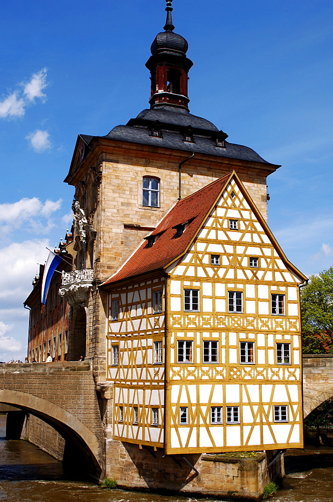 Old Town Hall, Bamberg, Upper Franconia, Bavaria, Germany, Europe