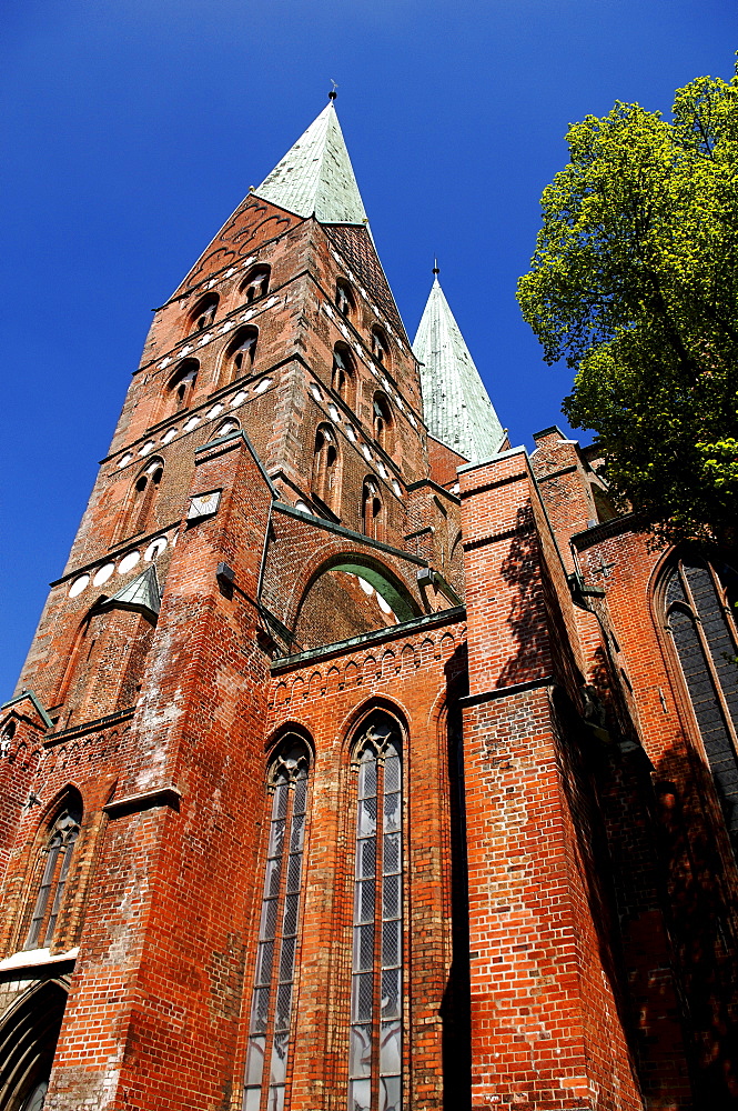 Marienkirche Church, Luebeck, Schleswig-Holstein, Germany, Europe