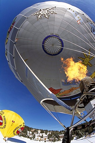 Arosa balloon festival, Grisons, Switzerland