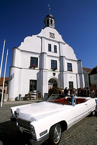 Town hall Wolgast, wedding, Baltic Sea Coast, Mecklenburg-Western Pomerania, Germany