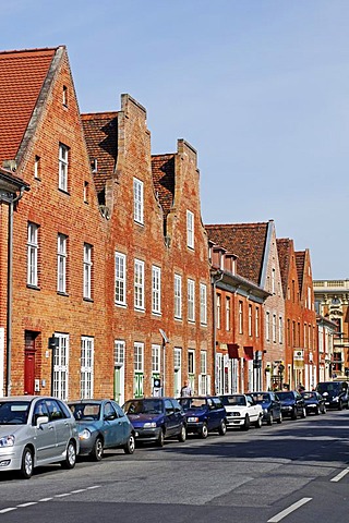 Brick architecture, Hollaendisches Viertel, Dutch Quarter, Potsdam, Brandenburg, Germany, Europe