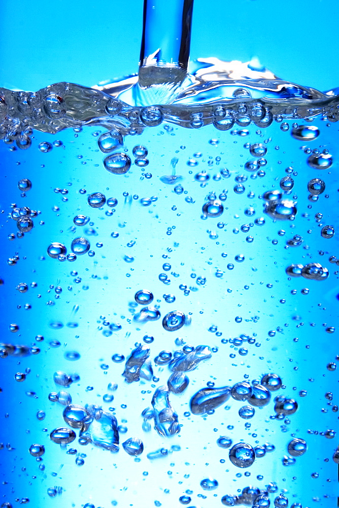 Water with air bubbles