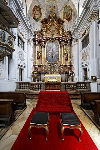 Interior of the Holy Trinity Church, Munich, Bavaria, Germany