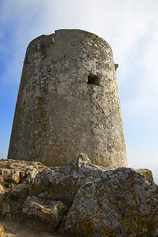 Talaia d'Albercutx, an old Pirate Watch Tower at Cape Formentor, Majorca, Balearic Islands, Spain, Europe