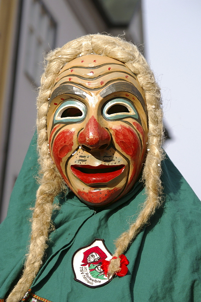 Swabian-Alemannic carnival, celebrated in South Germany, Switzerland and West Austria before Lent, Isny, Allgaeu, Baden-Wuerttemberg, Germany, Europe