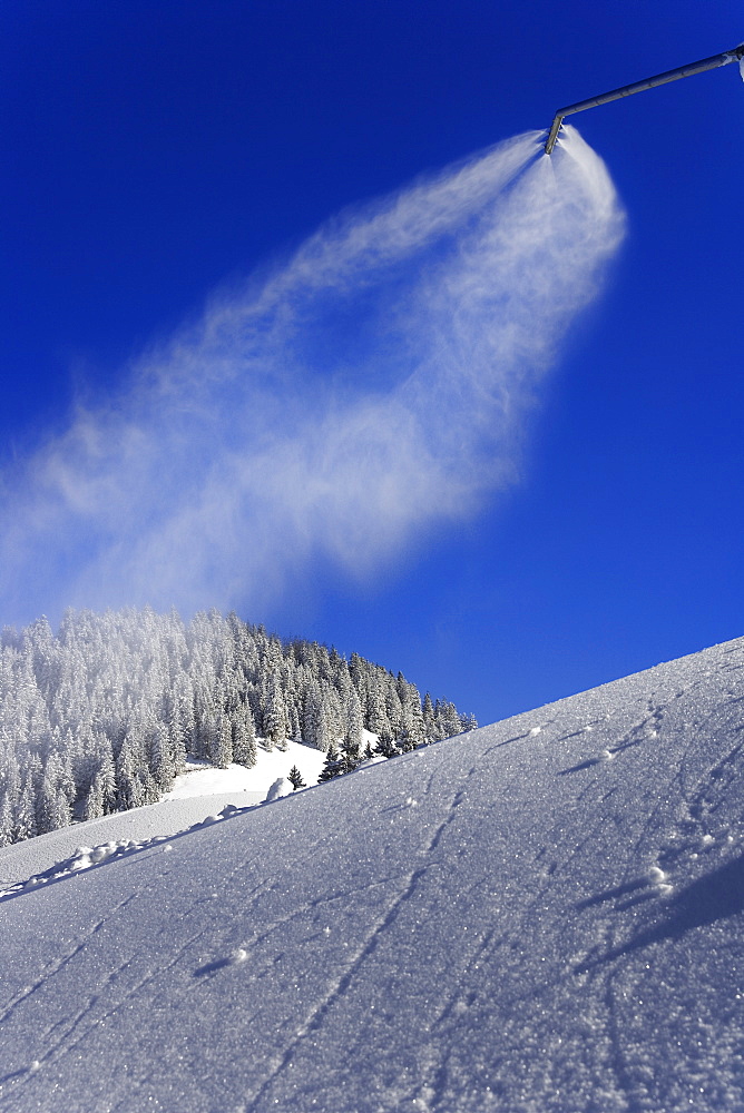 Snowgun, Riggisalp, Fribourg, Switzerland