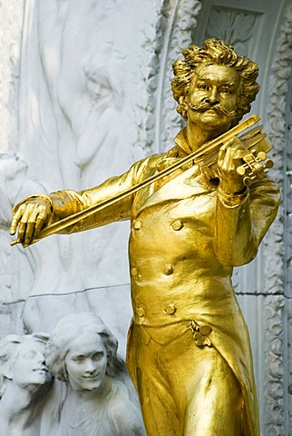 Memorial of Johnann Strauss, City Park of Vienna, Vienna, Austria