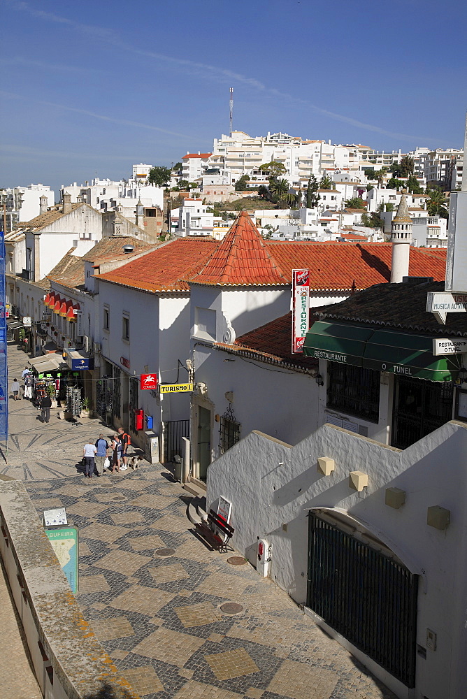 Pedestrian zone, Albufeira, Algarve, Portugal