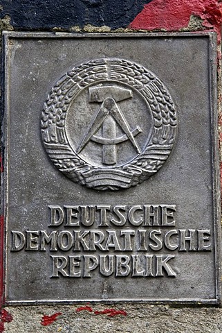 Original GDR border posts