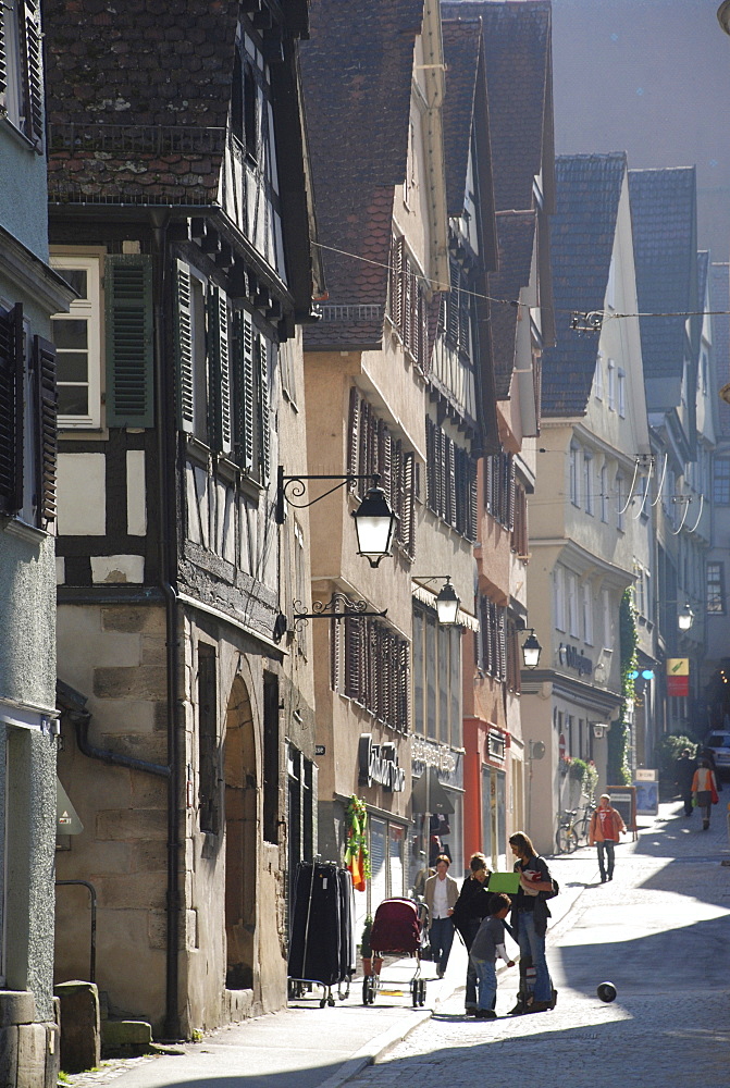 Lane in Tuebingen Baden Wuerttemberg Germany