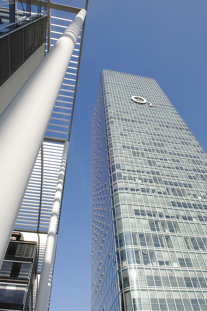 Uptown, skyscraper office block, headquarters of 02, Munich, Upper Bavaria, Germany, Europe