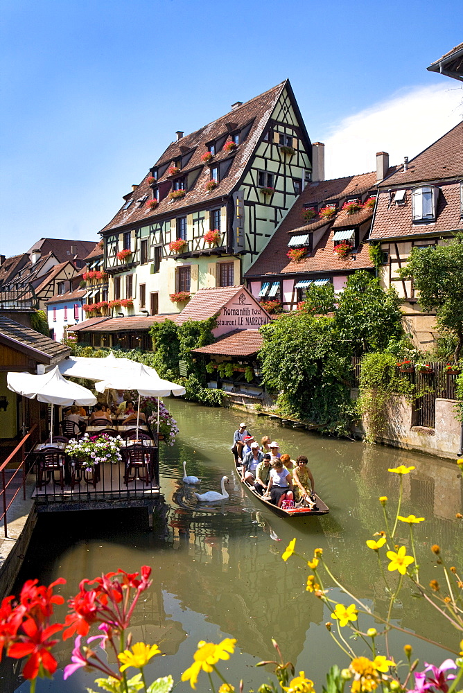 Petite Venise, Colmar, Alsace, France, Europe