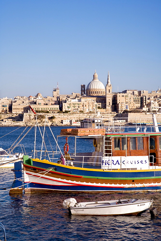 View of Valletta, Sliema, Malta, Europe