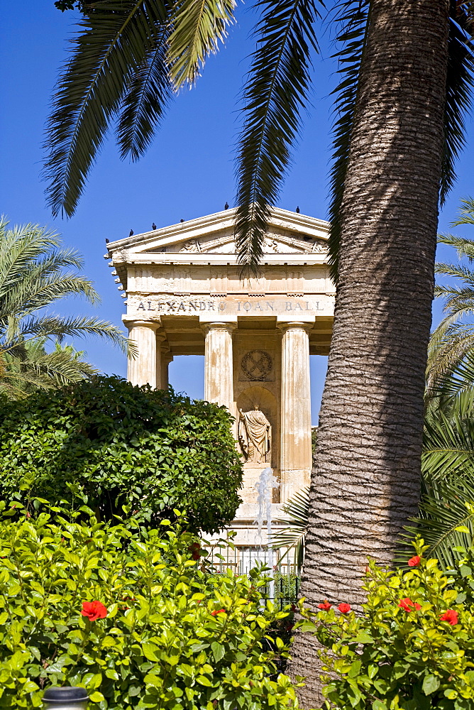 Lower Barracca Gardens, Valletta, Malta, Europe