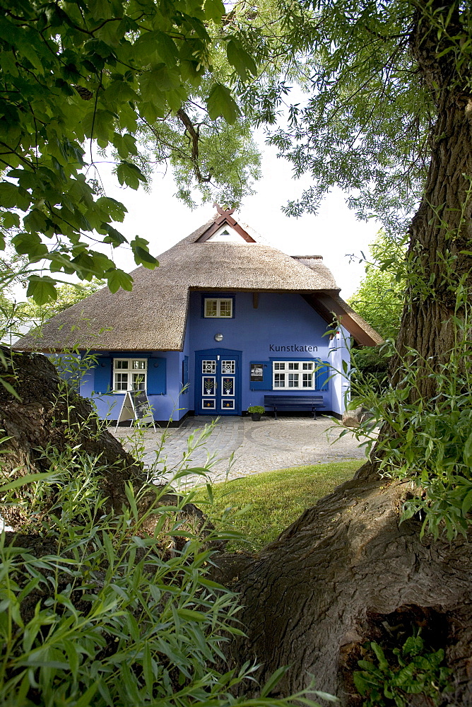 Museum, Kunstkaten, literally art cottage, Ahrenshoop, Fischland, Mecklenburg-Western Pomerania, Germany, Europe