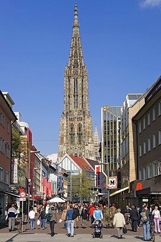 Germany, Ulm with its world-famous Muenster church