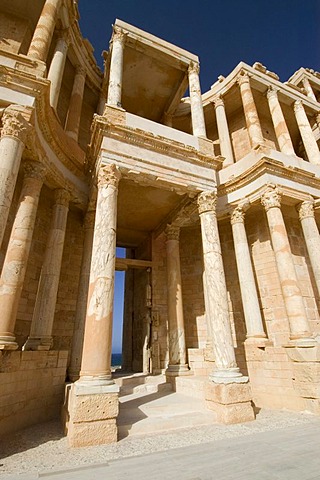 Roman theater in Sabrata, Libya