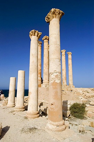 Isis temple in Sabrata, Libya