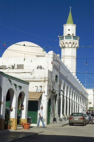 Shopping lane in the historic center of Tripoli, Libya