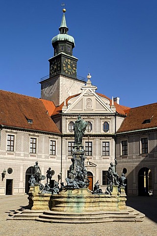 Brunnenhof in the Residenz, Munich, Bavaria, Germany