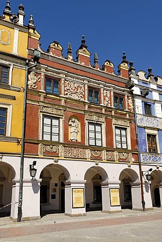 Rynek, historic city square of Zamosz, Unesco World Heritage Site, Poland