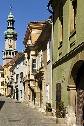 Historic old town of Sopron, Hungaria