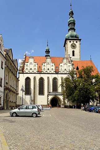 Historic Hussites town of Tabor, Bohemia, Czech Republic