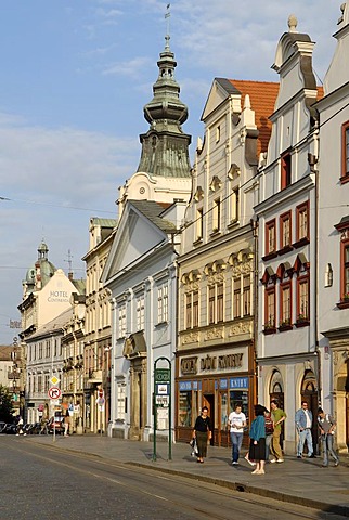 Historic old town of Pilsen, Plzen, west Bohemia, Czech Republic