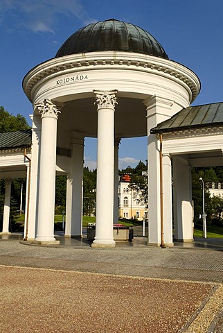 Health resort Marianske Lazne, Marienbad, west Bohemia, Czech Republik