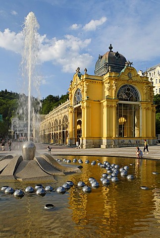 Health resort Marianske Lazne, Marienbad, west Bohemia, Czech Republik