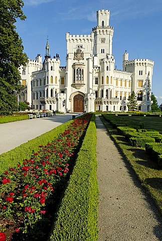 Hluboka castle, South Bohemia, Czech Republik