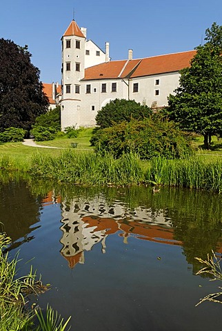 Historic old town of Telc, Unesco World Heritage Site, South Moravia, Czech Republic