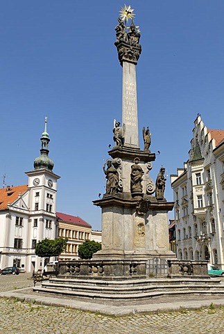 Historic old town of Loket at the Ohre, Eger, west Bohemia, Czech Republic