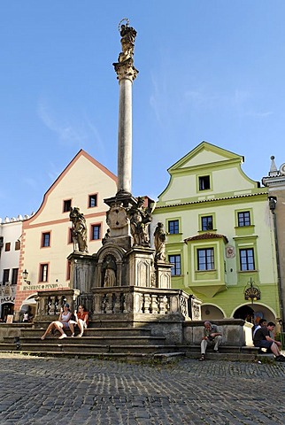 Historic old town of Cesky Krumlov, south Bohemia, Czech Republic