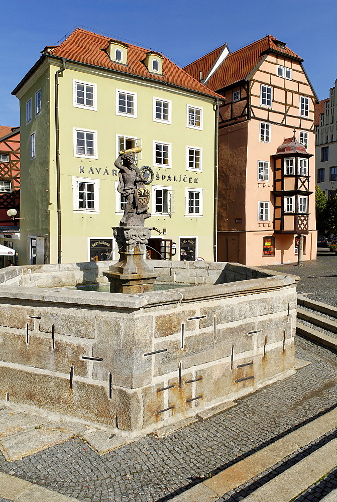 Stoeckl, historic old town of Cheb, Eger, west Bohemia, Czech Republik