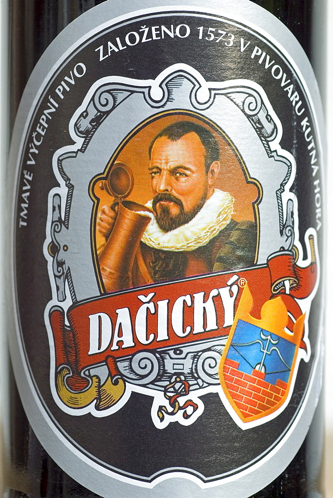 Czech beer from Kutna Hora, central Bohemia, Czech Republic