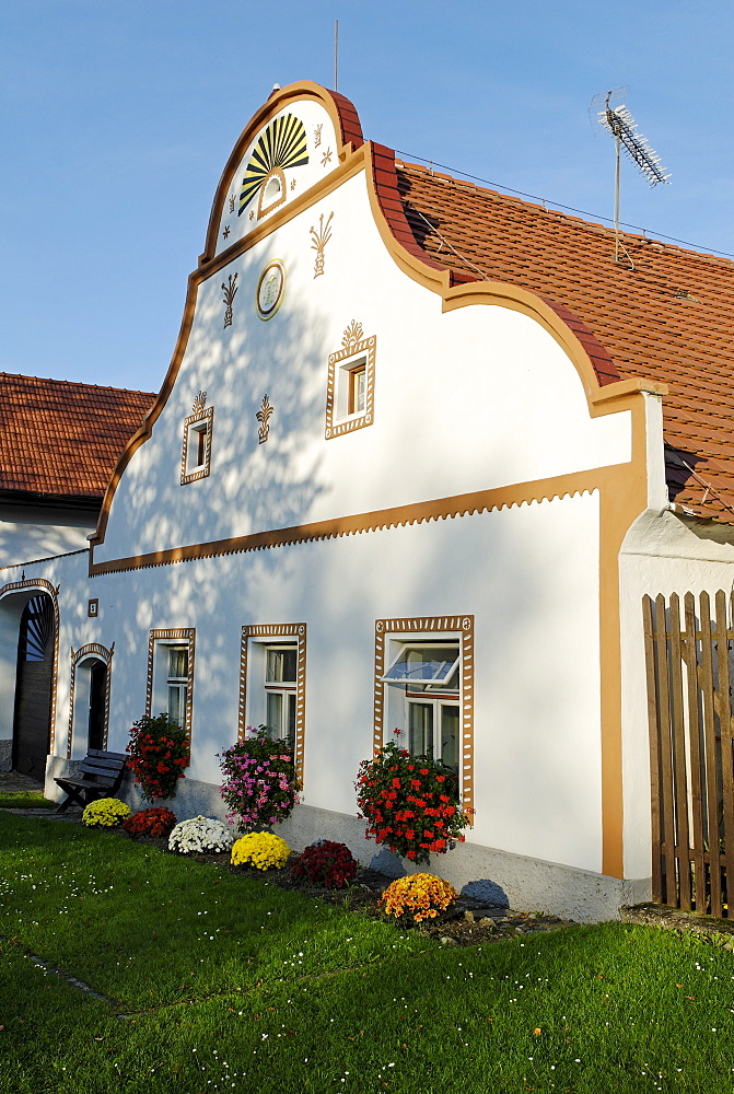 Holasovice village, Unesco World Heritage Site, south Bohemia, Czech Republic