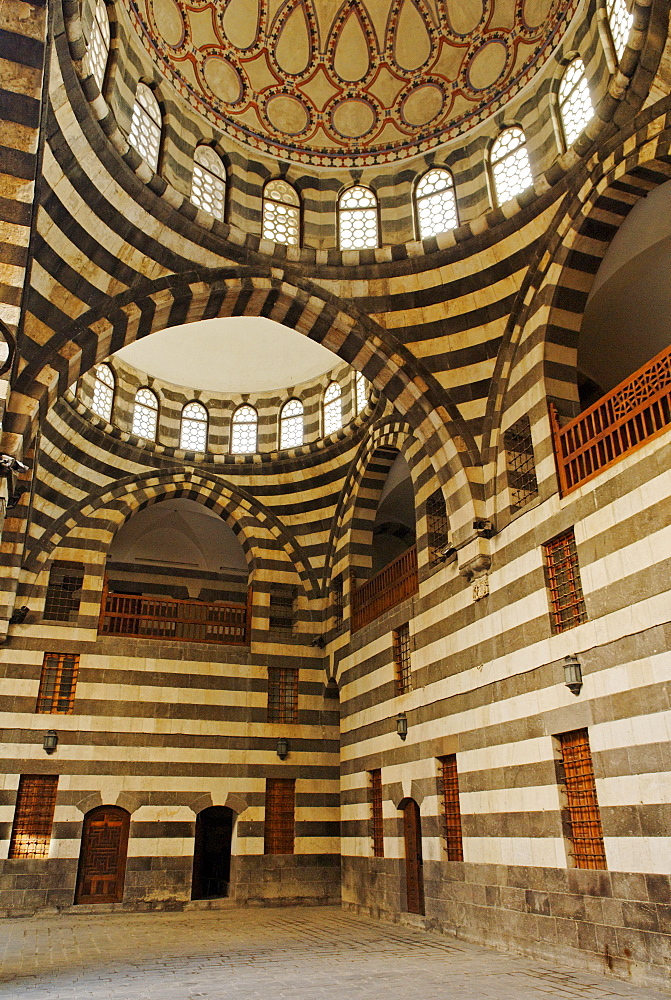 Famous historic caravanserai, Han, Khan Assad Pacha, Damascus, Syria