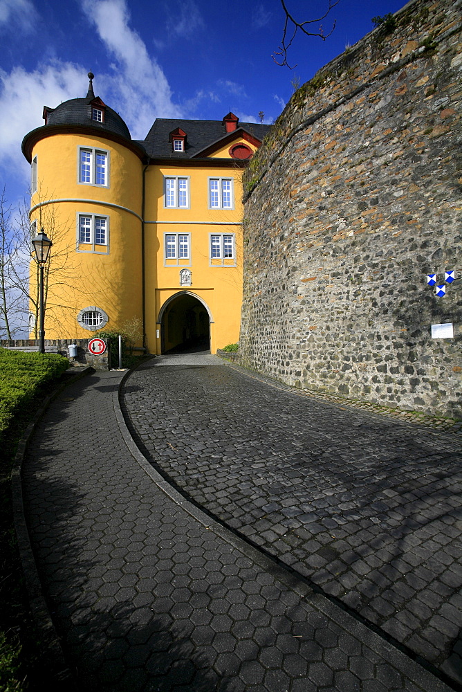 Montabaur Palace, elite education centre, Montabaur town landmark, Westerwaldkreis, North Rhine-Westphalia, Germany
