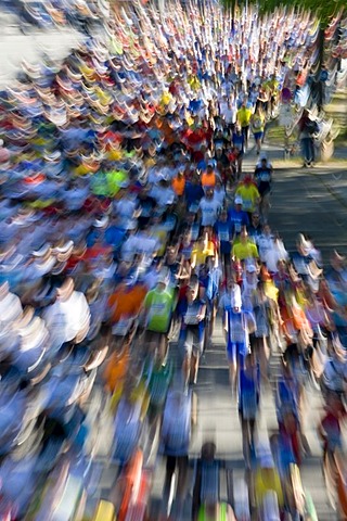 Marathon runner at the Conergy Marathon 2007, Hamburg, Germany