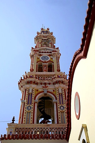 Monastery Panormitis on the Isle of Symi near Rhodes, Greece, Europe