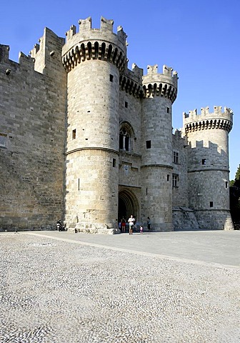 Grandmaster palace in rhodes, Greece, Europe