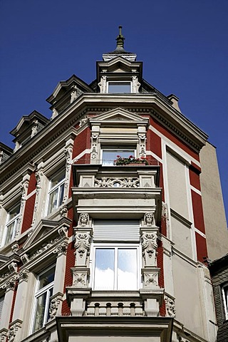 Facade at the mint place in the old town of Koblenz Rhineland-Palatinate Germany