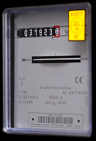 Meter reading of electricity meter