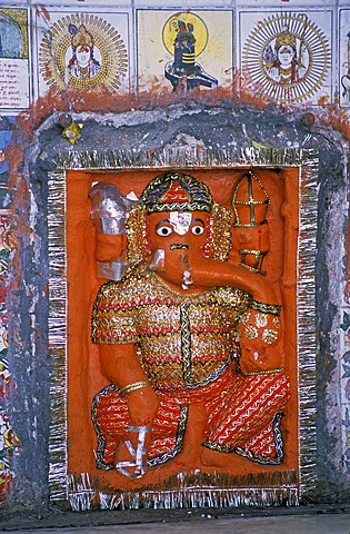 Ganesha-shrine, Gwalior, Madhya Pradesh, India, Southasia, Asia